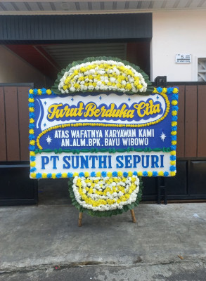 Papan Bunga Duka di Umbulrejo